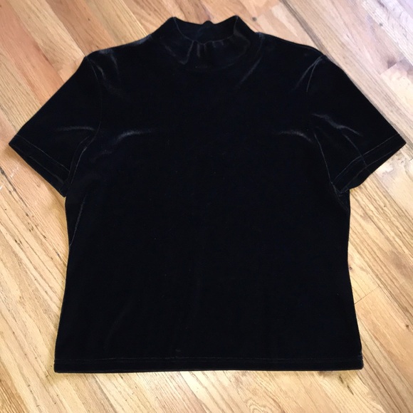 Talbots 2 piece velour top and cardigan - Picture 4 of 7